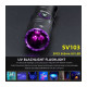 UV-LED lámpa - 15W - Ultraibolya fény - Akkumulátorral és töltővel