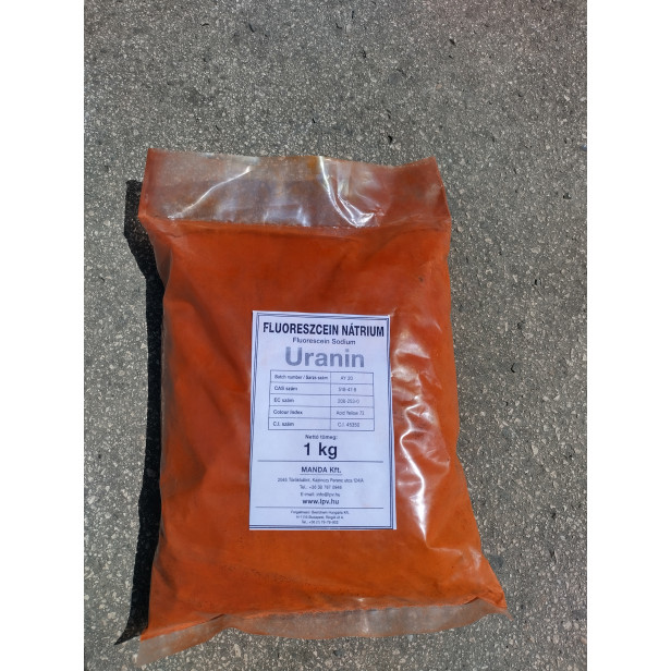 Uranin jelölőfesték - 1 kg