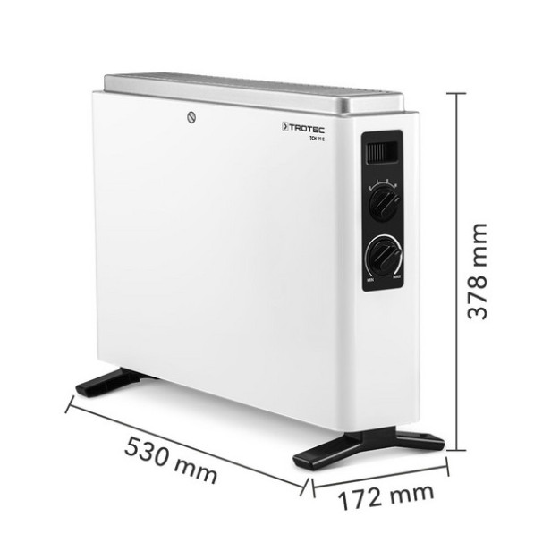 Elektromos konvektor, 2000 W fűtőtest 3 fokozattal - TCH 21 E