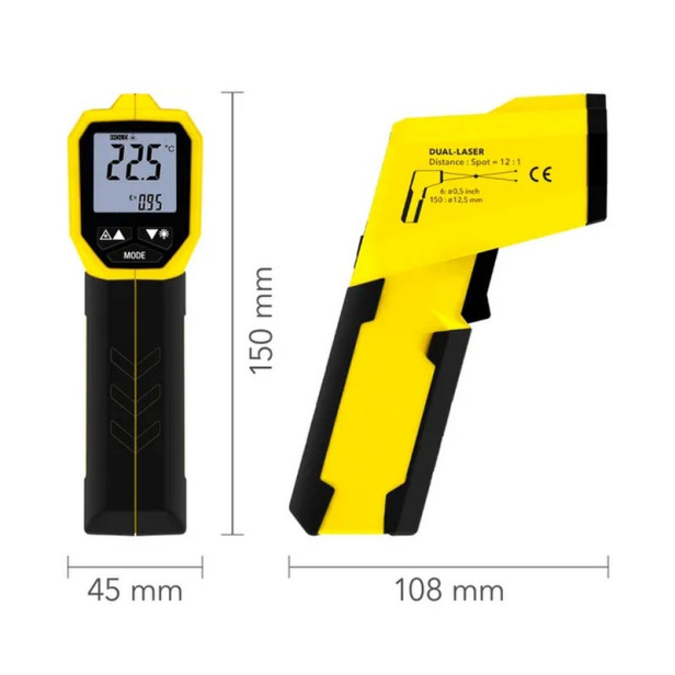 Pirométer, infravörös termométer - Trotec  - BP21