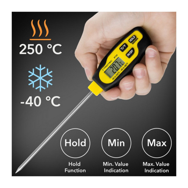 Digitális beszúró hőmérő - Trotec BT 20
