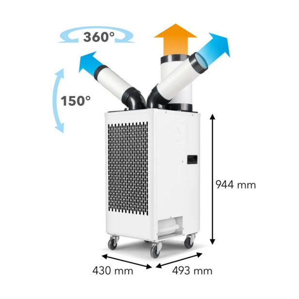 Trotec Spotcooler PT 3500 SP légkondicionáló berendezés