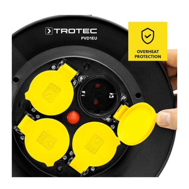 Professzionális, minőségi hosszabbító, kábeldob - 20 m / PVD1EU