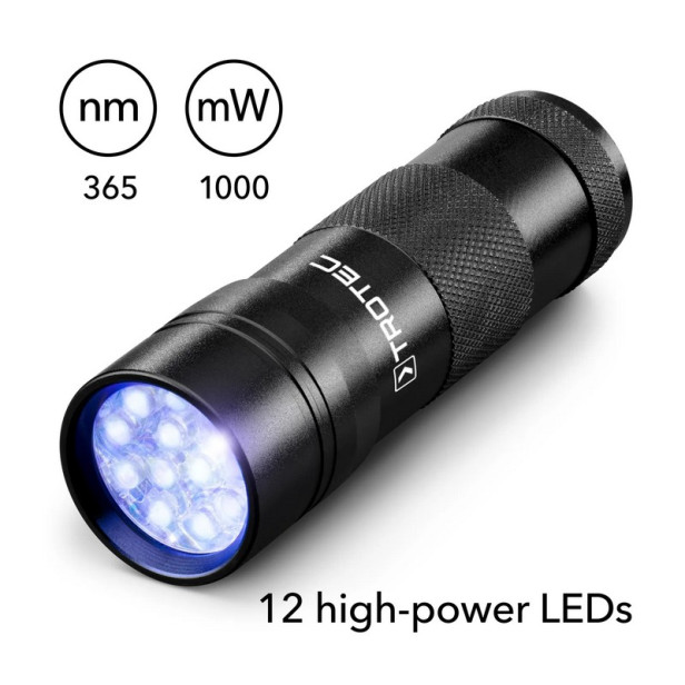 UV-LED zseblámpa, Trotec UV-Torchlight 6F
