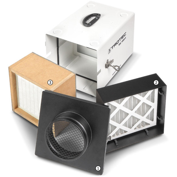 Porelszívó, légtisztító -1000 m3/h - TAC 1500 S 