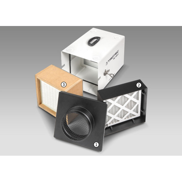 Porelszívó, légtisztító -1000 m3/h - TAC 1500 S 