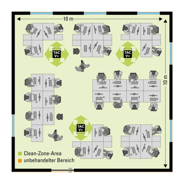 Nagy teljesítményű légtisztító Trotec TAC M bazaltszürke / fekete 