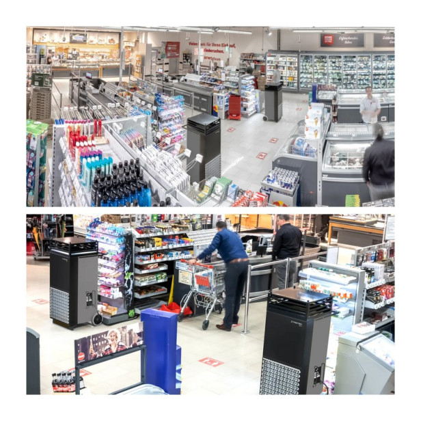 Nagy teljesítményű légtisztító Trotec TAC M bazaltszürke / fekete 