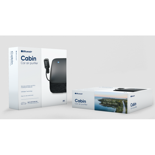 Blueair Cabin P1 autós légtisztító Új termékcsalád