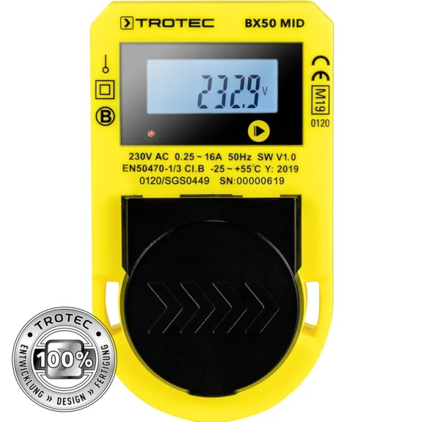 Energiafogyasztásmérő - Trotec BX 50 MID