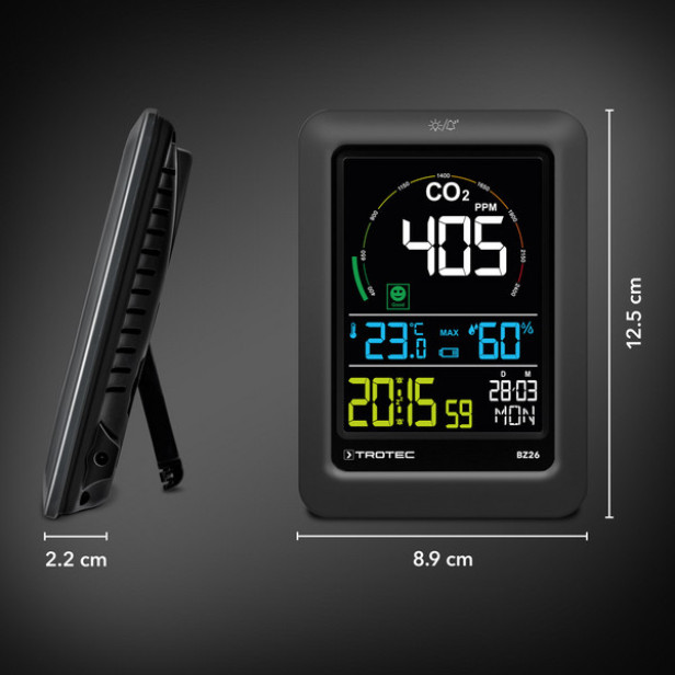 Széndioxid (CO2) levegőminőség mérő Trotec BZ 26