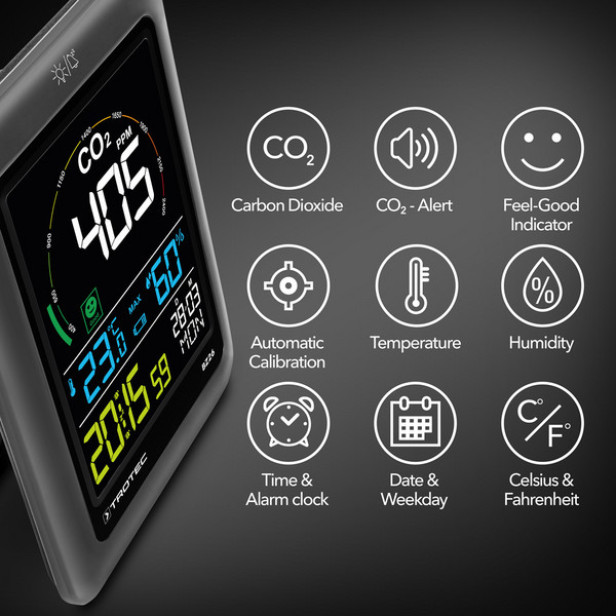 Széndioxid (CO2) levegőminőség mérő Trotec BZ 26