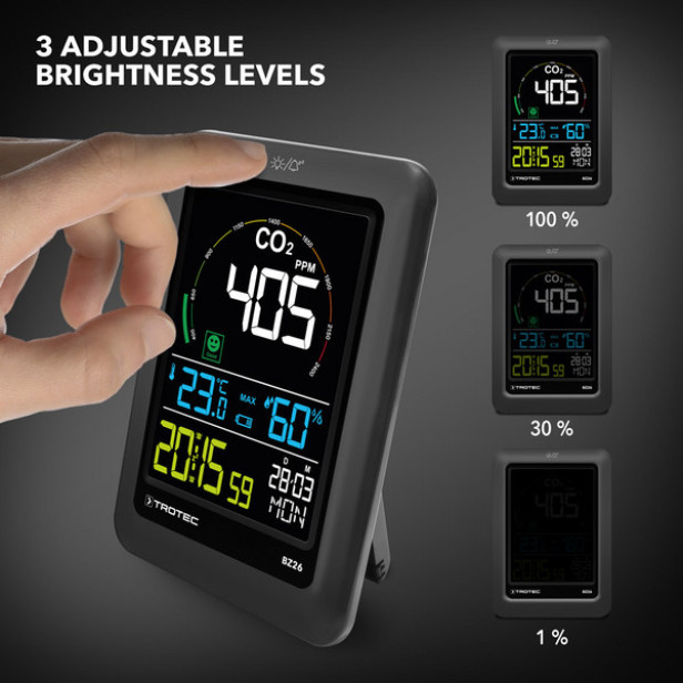Széndioxid (CO2) levegőminőség mérő Trotec BZ 26