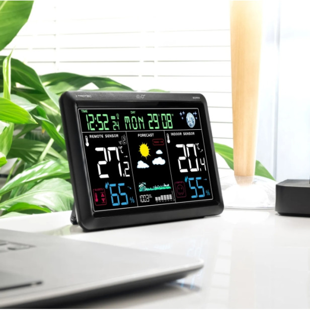 Időjárásállomás kültéri szenzorral Trotec BZ29 OS 