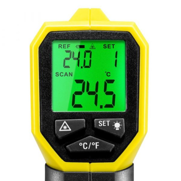 Pirométer, infrahőmérő variálható érzékenységi fokozattal - Trotec BP17