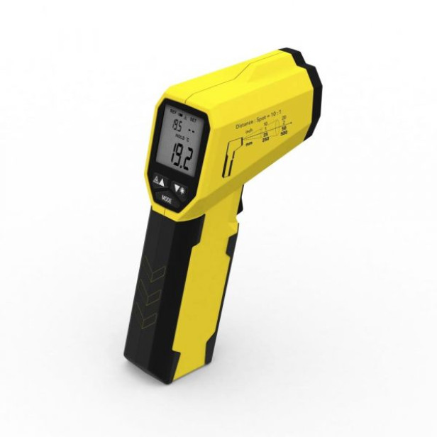Pirométer, infrahőmérő variálható érzékenységi fokozattal - Trotec BP17