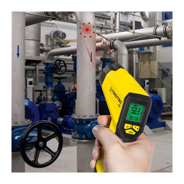 Univerzális infrahőmérő, pirométer - Trotec TP7