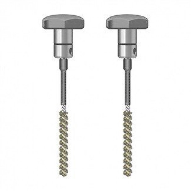 Nedvességmérő kefeelektróda-pár, 7 mm, szigetelt, 110 mm hosszú, TS 020/110 