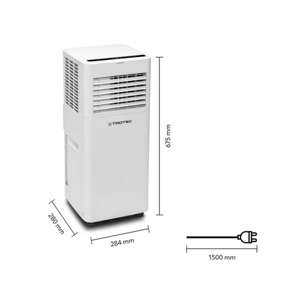 Mobil klíma PAC 2015 E, 2,1 kw -távirányítóval, LED kijelzővel - NYÁRI AKCIÓ!!!