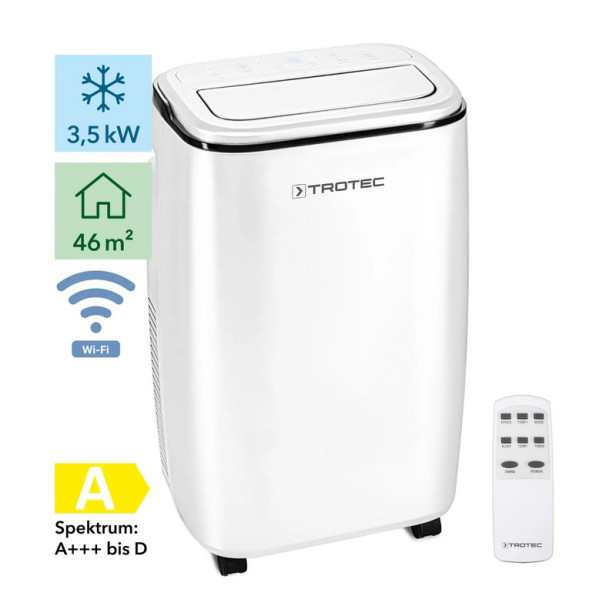 Mobil klíma PAC 3501 S 3,5 kW/12 000 Btu/h wifi, távirányító, időzítő 