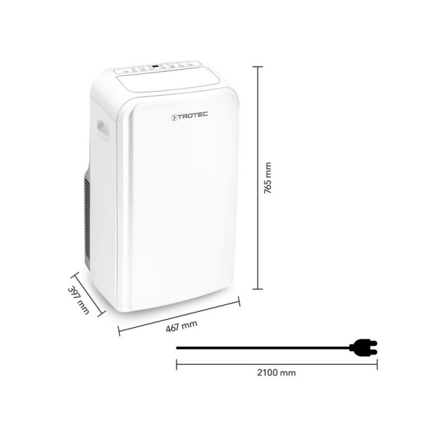 Mobil klíma PAC 3910 X, 4,1 kW, wifi, távirányító