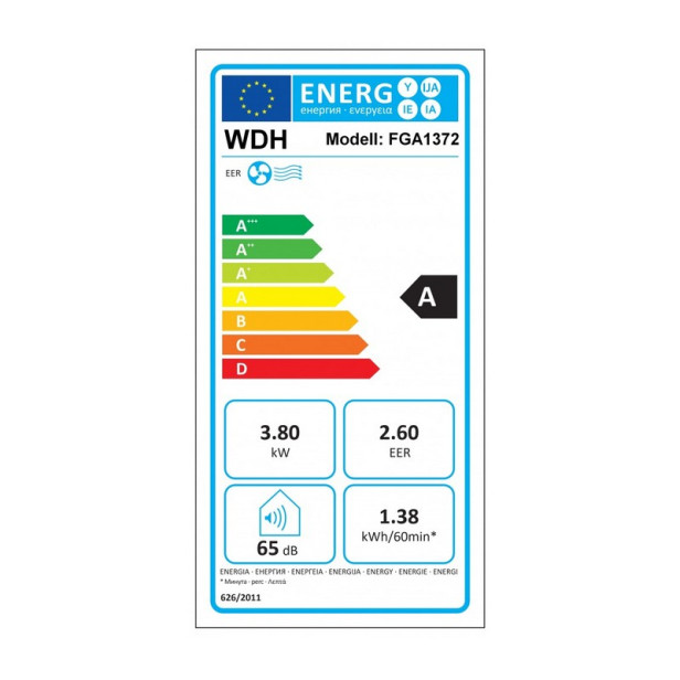 Mobil klíma - Aktobis WDH-FGA1372 mobilklíma  - 3,8 Kw, Tavaszi Akció!!!