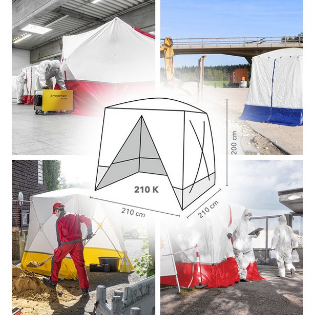 Lapos tetős munkasátor / szerelősátor - Trotec 210 K