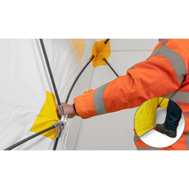 Lapos tetős munkasátor / szerelősátor - 300X300X215 cm méretben, Trotec  300 KE