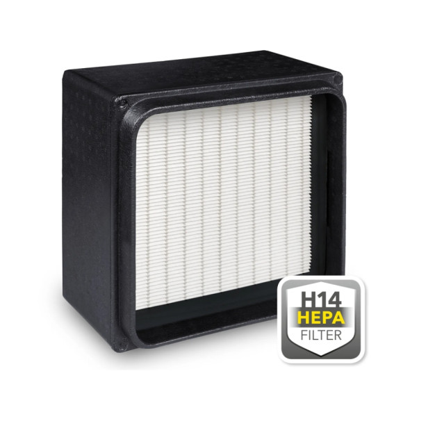 HEPA szűrő H14 (99,995%-os szűrőteljesítmény) az AirgoClean® ONE-hoz
