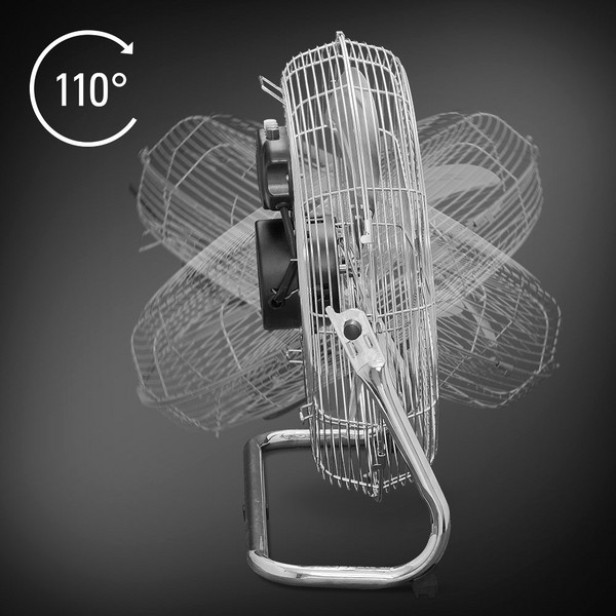 Padlóventilátor 100 W teljesítmény Trotec TVM 17