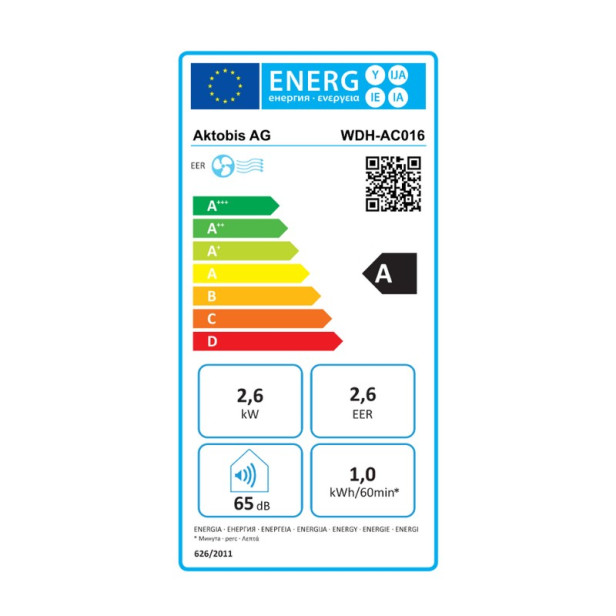 Aktobis WDH-AC016 mobilklíma 