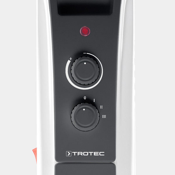 Trotec TRH 22 E olajradiátor kezelőfelülete