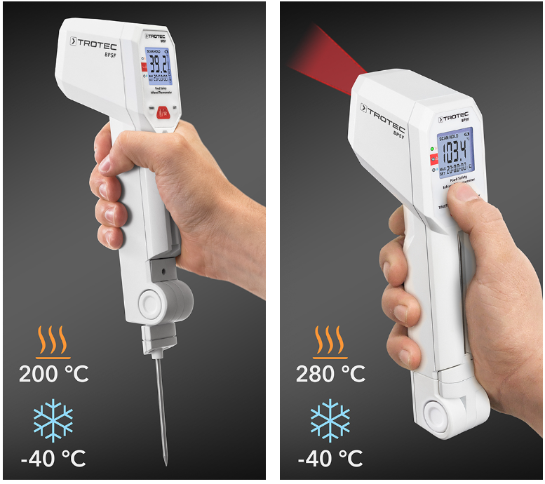 Trotec BP5F infravörös beszúróhőmérő