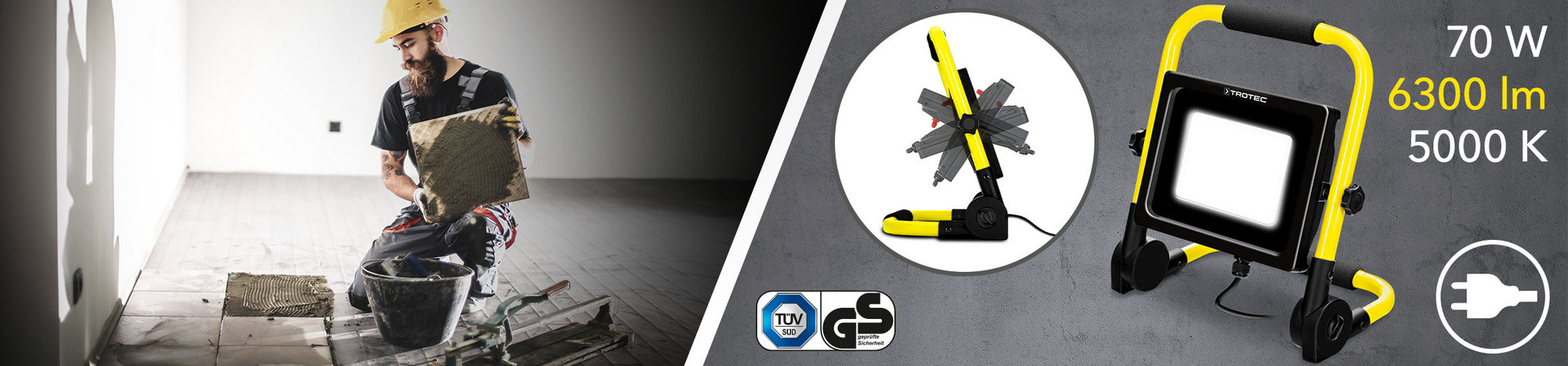Trotec PWLS 10-70 LED-es munkalámpa