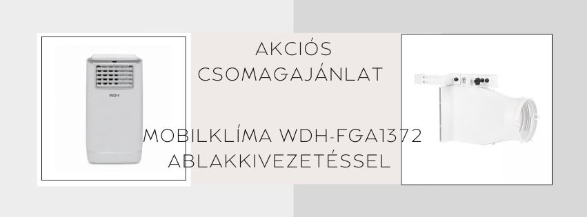 Aktobis WDH-FGA1372 mobilklíma  ablakkivezetéssel