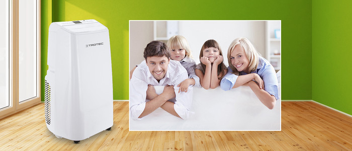 Mobil klíma PAC 3500 E, nagy teljesítményű dizájnos készülék