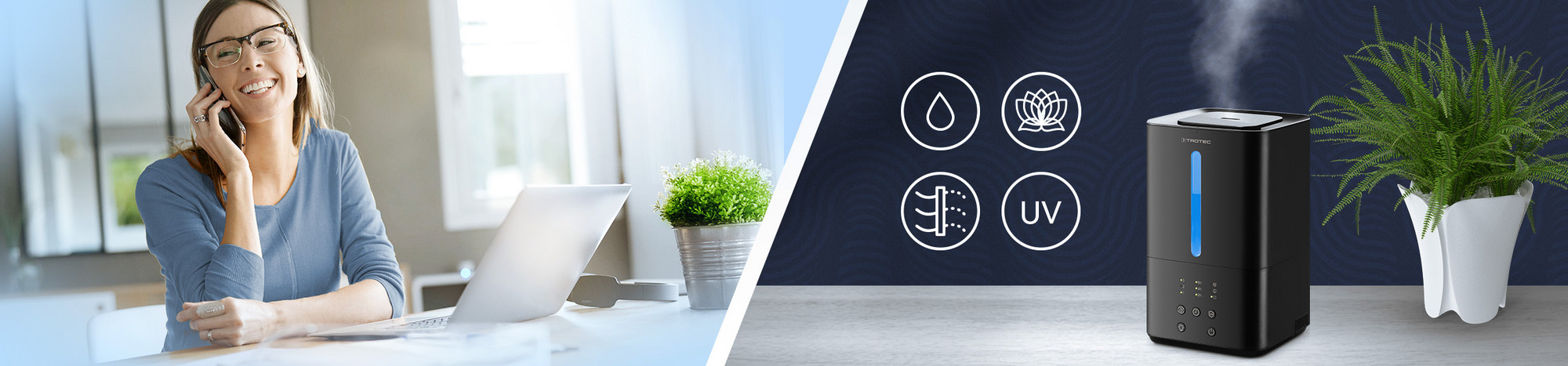 Ultrahangos párásító B 4 E fekete színben