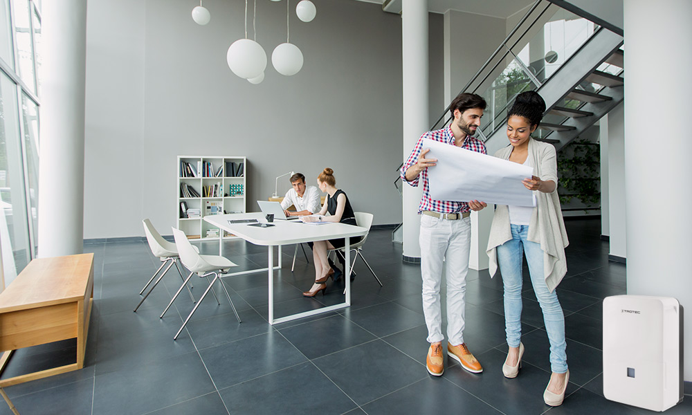 Komfort párátlanító Trotec TTK 127 E nagy alapterületű helyiségekbe