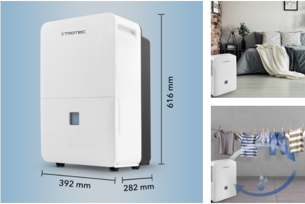 Komfort párátlanító Trotec TTK 127 E sok funkcióval