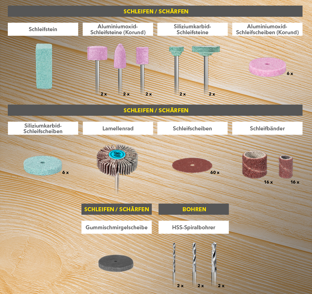 282 darabos többfunkciós szerszám-tartozék készlet