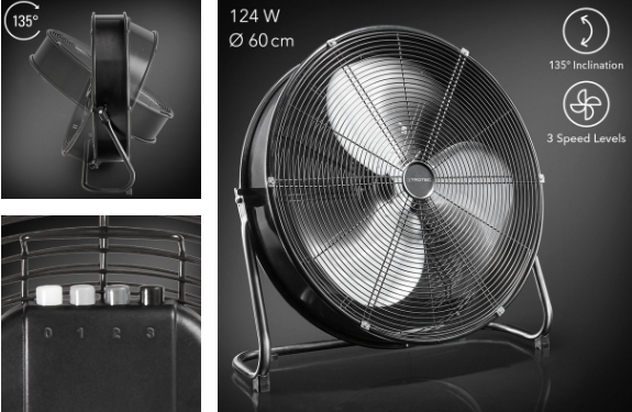 TVM 24 D padlóventilátor