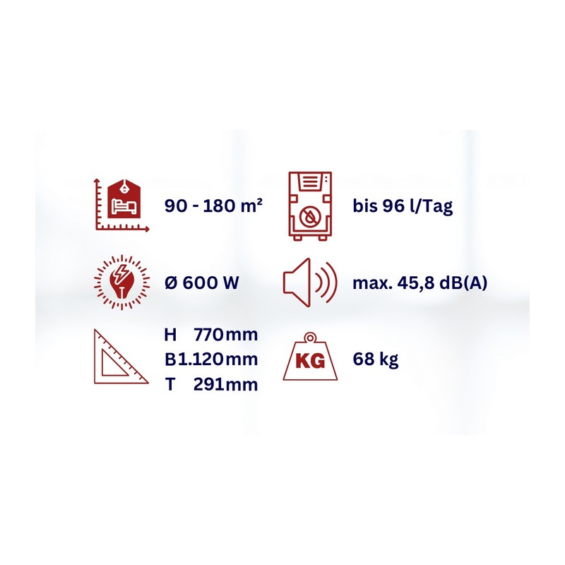 Uszodai párátlanító WDH SE96